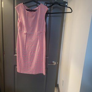 Peach and White dress